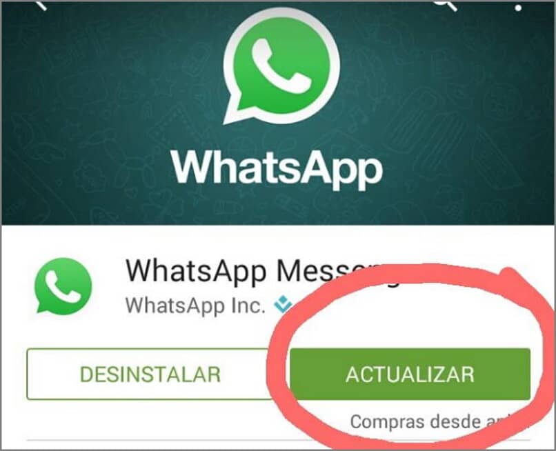 actualizar a la ultima version de whatsapp