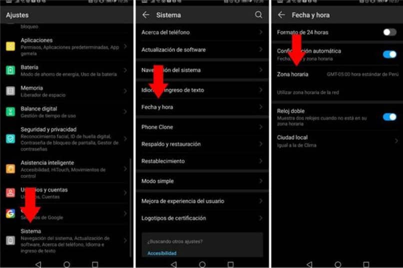 aprende ajustar la configuracion de fecha y hora