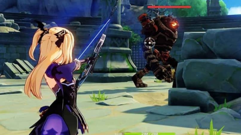 encontrar y vencer a rhodeia de genshin impact en su desafio oceanid