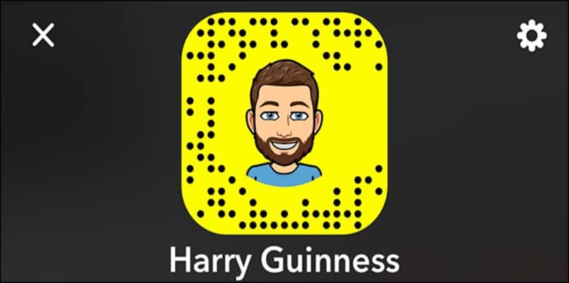 ejemplo bitmoji de usuario en snapchat