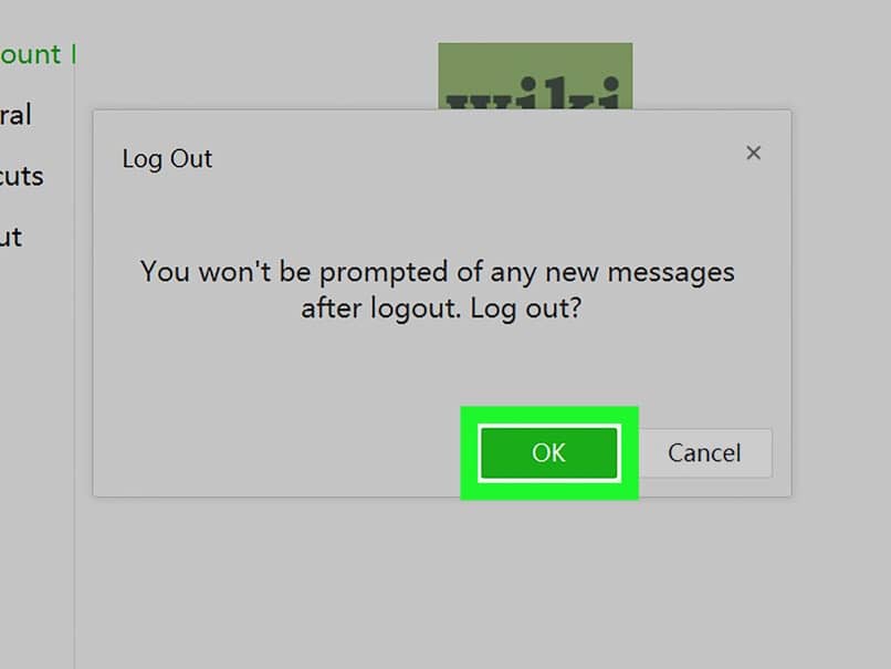 cerrar sesion correctamente wechat