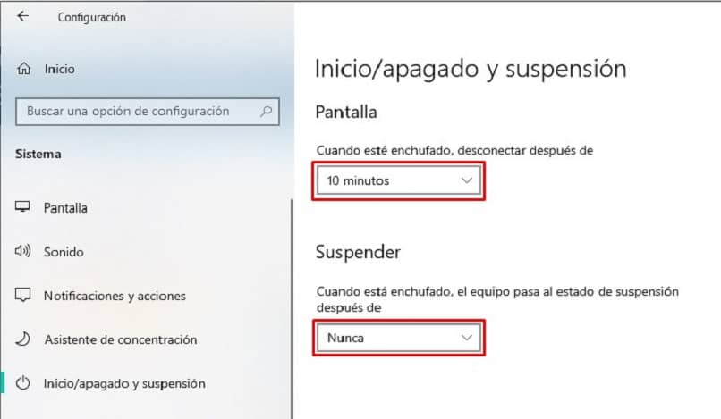 configuracion de pantalla de bloqueo mediante explorador de windows