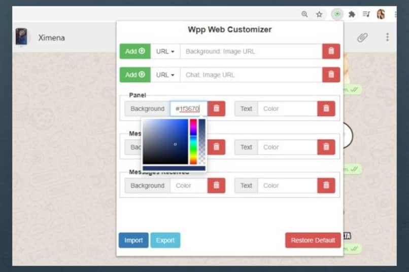 extension whatsapp customizer