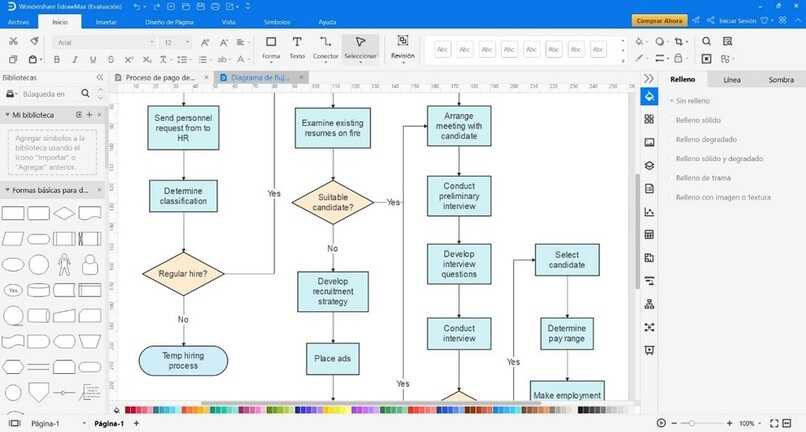 realizar un diagrama en word