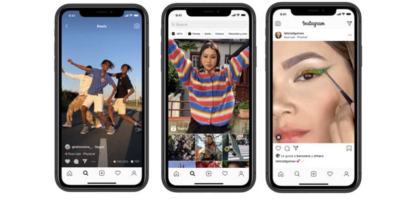 diferencia los videos de igtv de los reels