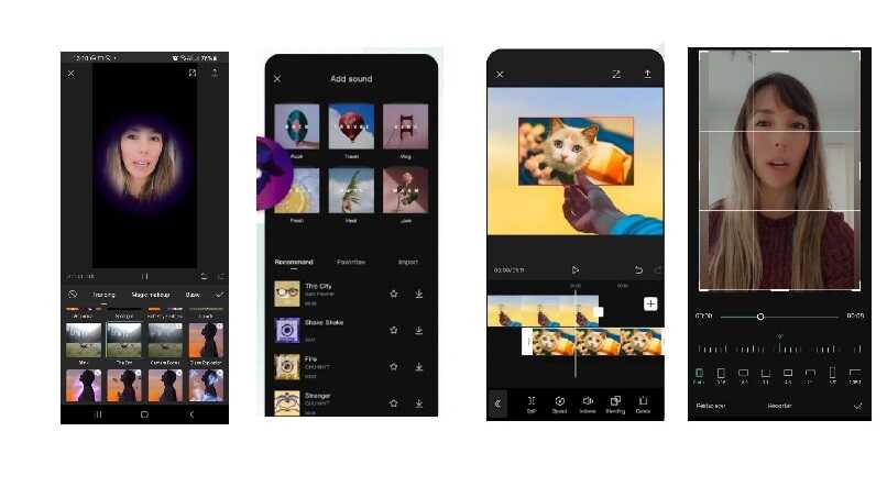 editando en la aplicacion de capcut