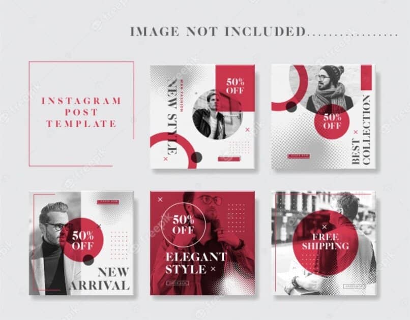 ejemplo de tipos de plantillas instagram stories