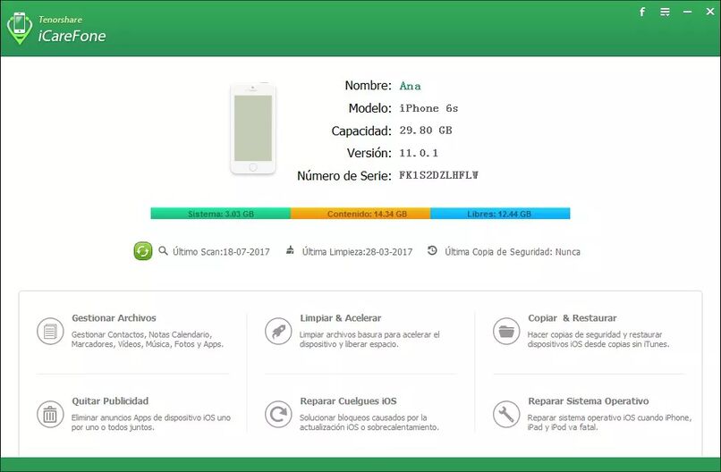 borrar mensajes con icarefone en macos