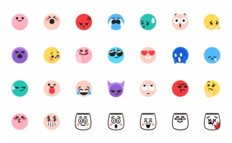 sticker variados para colocar en videos de tiktok