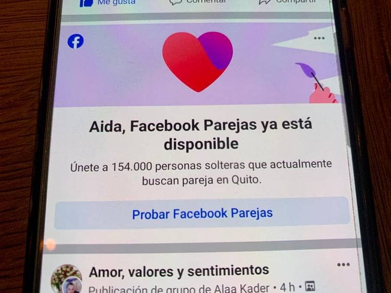 habilitar facebook parejas