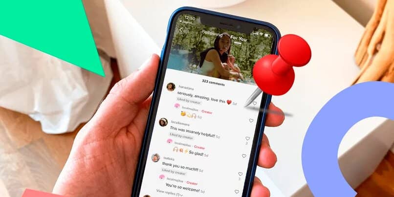 pasos a seguir para fijar comentarios en tiktok