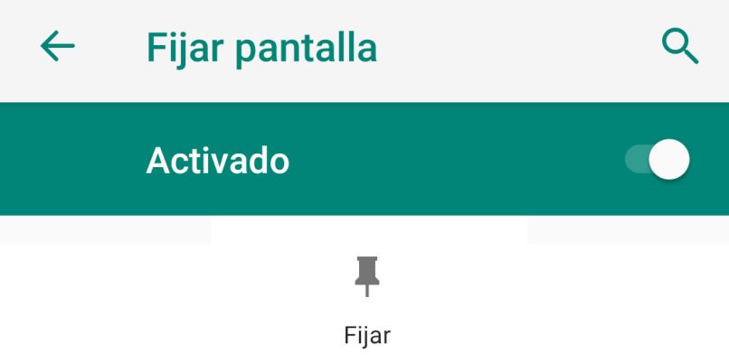 puedes activar la pantalla fija desde cualquier telefono android