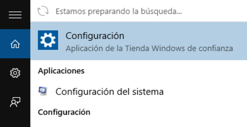 abrir la configuracion en windows 10
