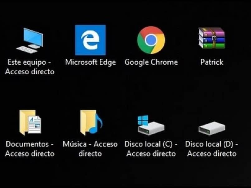 arreglar acceso directo