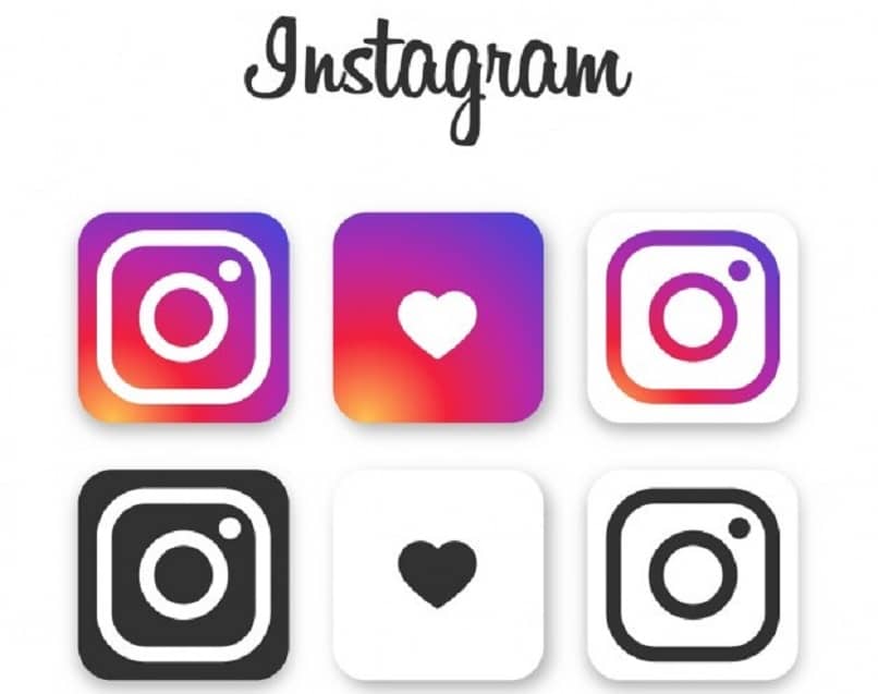 varios logos de instagram