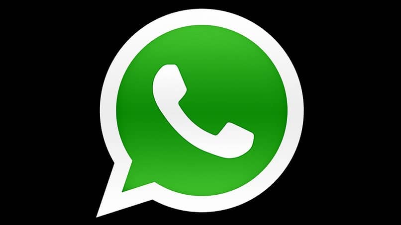 logo de whatsaap con fondo negro