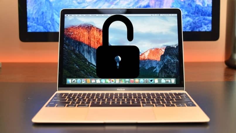 laptop mac con candado