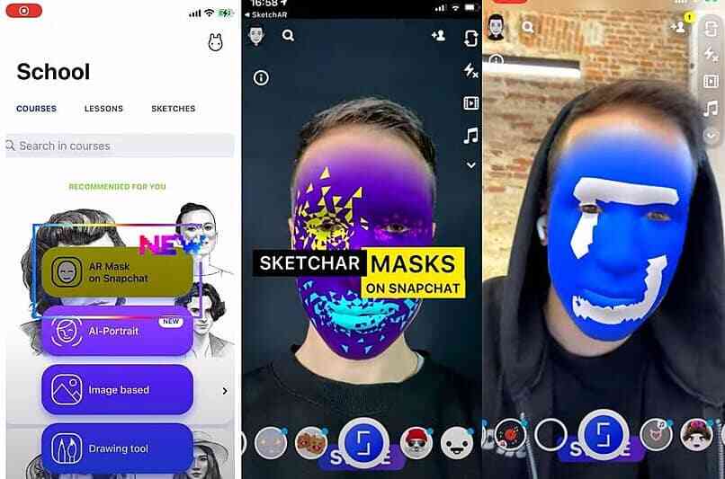 importa tus mascaras desde sketchar