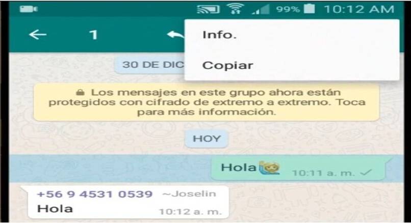 mensajes leidos de whatsapp en android