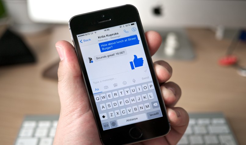 chat de amigo desde facebook messenger desde iphone