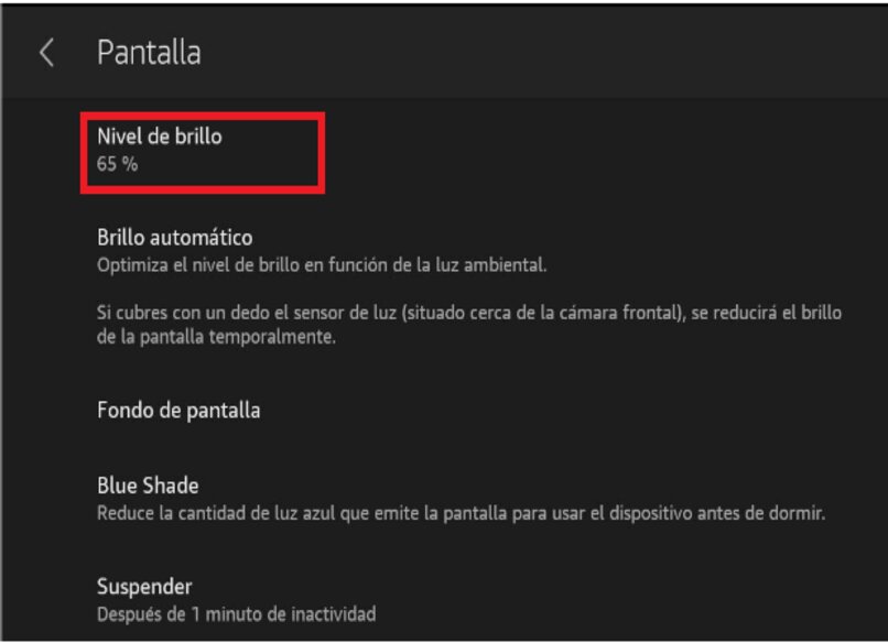 ajustar brillo de kindle fire desde configuracion