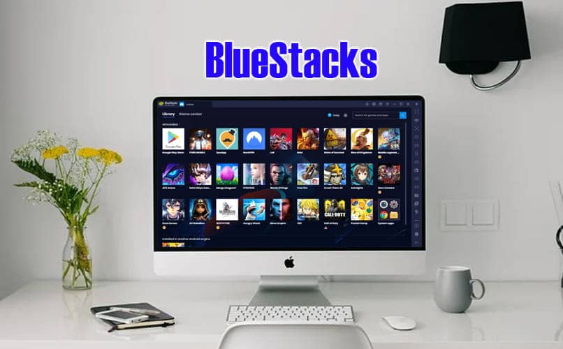 computador con bluestacks instalado