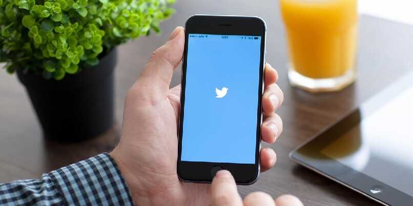 persona usando twitter