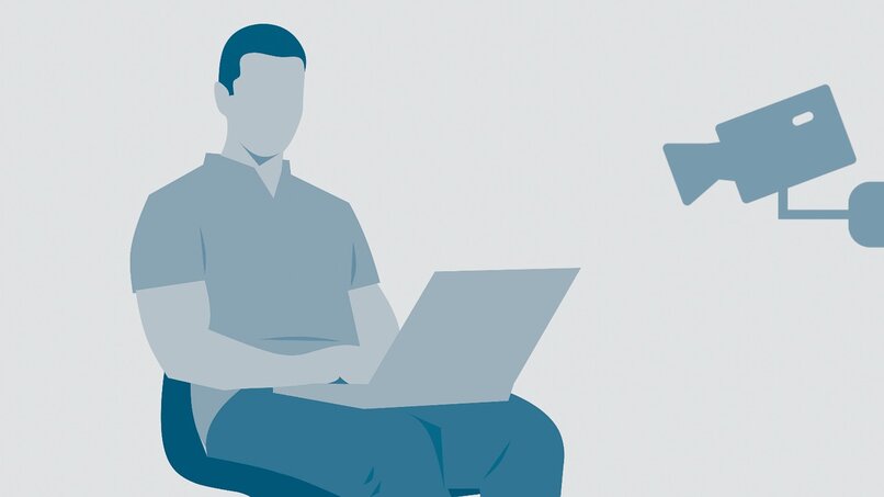 persona usando camara inteligente