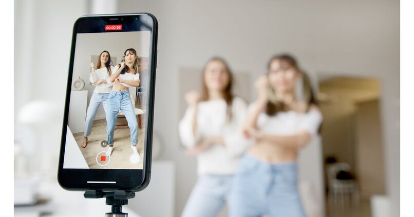 grabar un video de tiktok