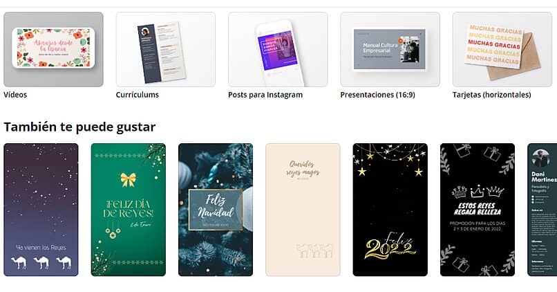 plantillas para elegir en canva