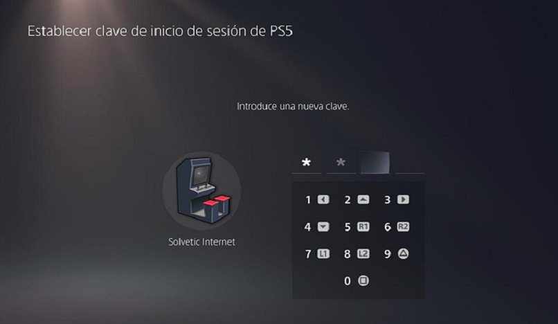crear una contraseña para la cuenta de usuario de playstation