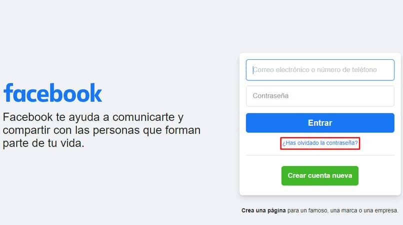 recuperando cuenta de facebook