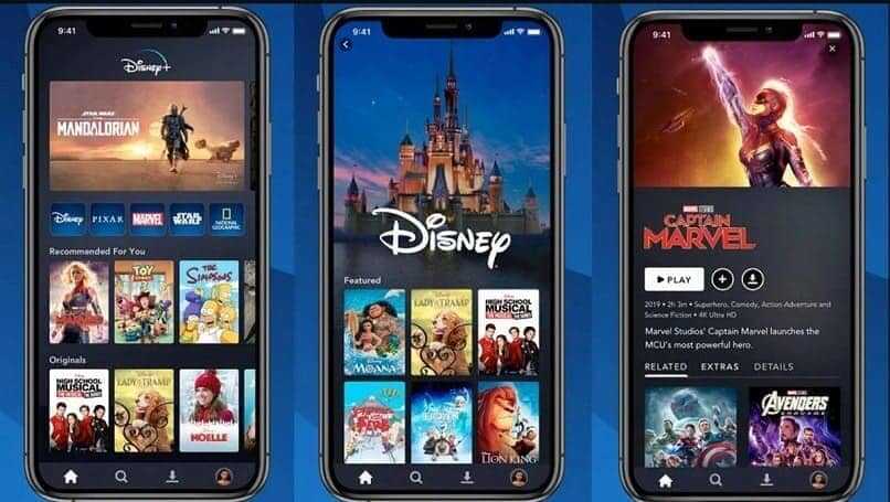 telefonos con disney plus