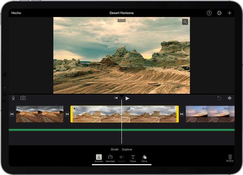 crear lapso de tiempo en imovie
