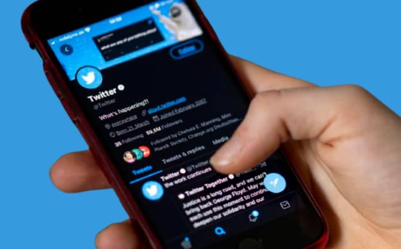 feed de twitter en el movil