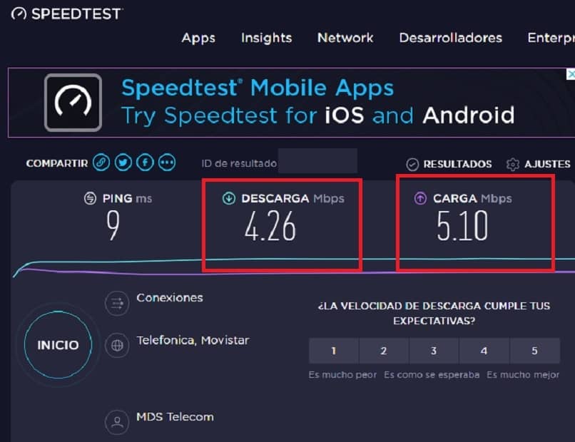 midiendo la velocidad del internet para acceder a netflix