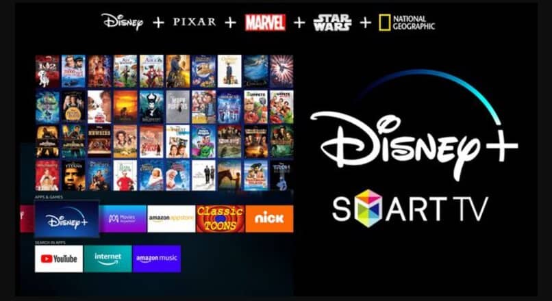 ver disney plus en un smart tv