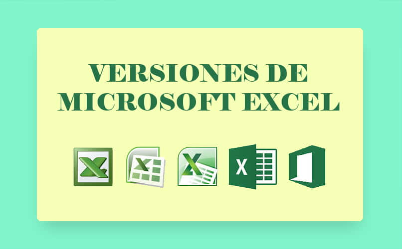 versiones de microsoft excel