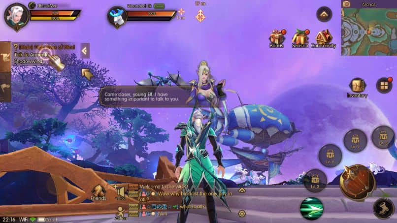 como bajar world of kings en ios o android juego tipo wow